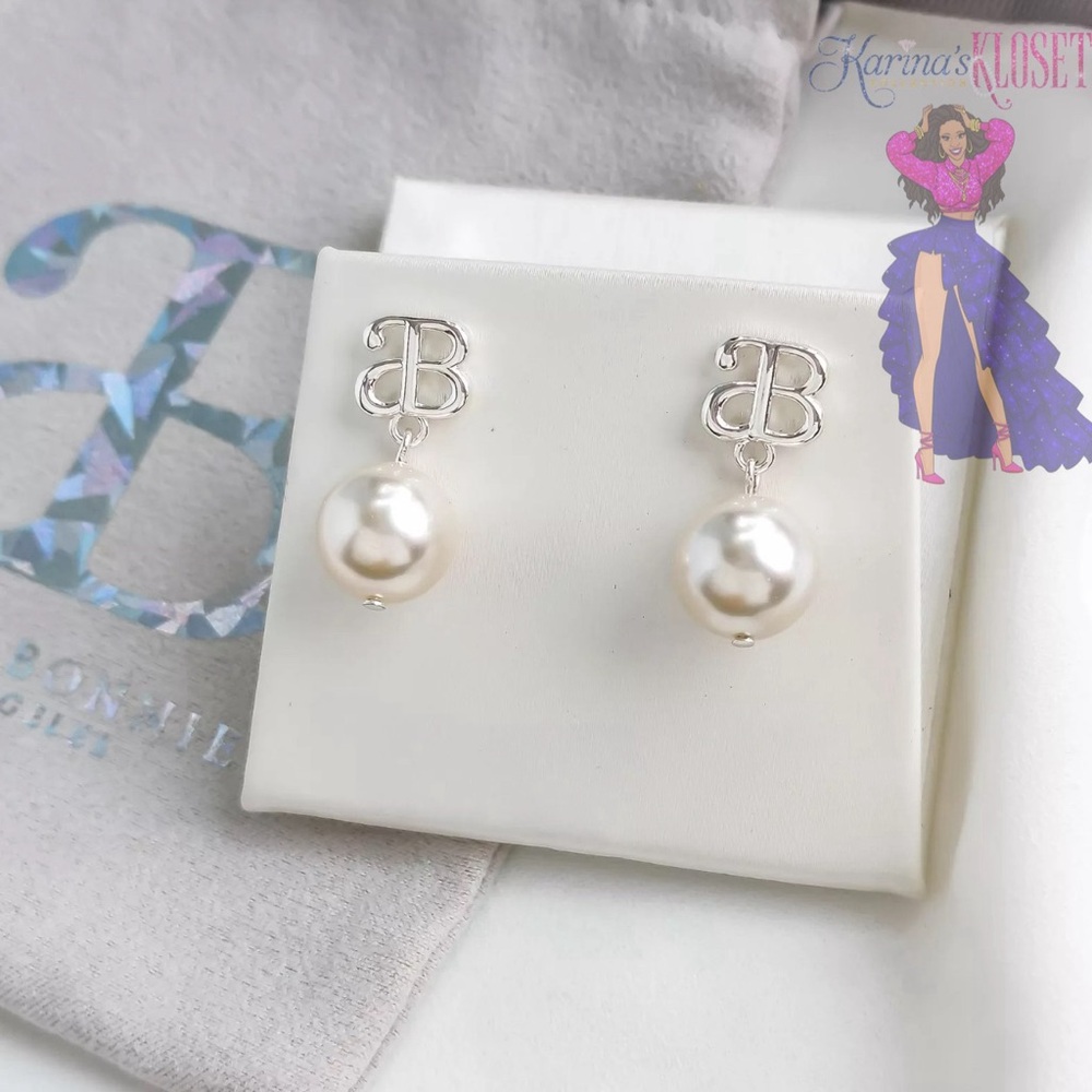 👑 Alicia Bonnie Devotion Mother Pearl Drop Dangle Earrings in Sterling Silver